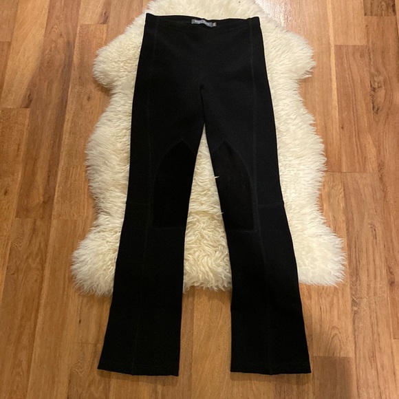 Bisou Bisou Pants - Bissou Bissou Black Flared Vintage Leggings